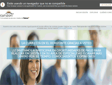 Tablet Screenshot of es.curizon.com